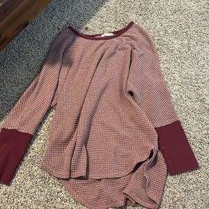 Magenta long sleeve sweater, Love riche, Size M